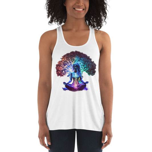 Asana - Women's Flowy Racerback Tank Top