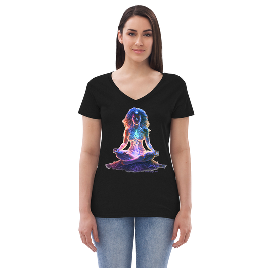 Chanda - Women’s Recycled v-neck t-shirt