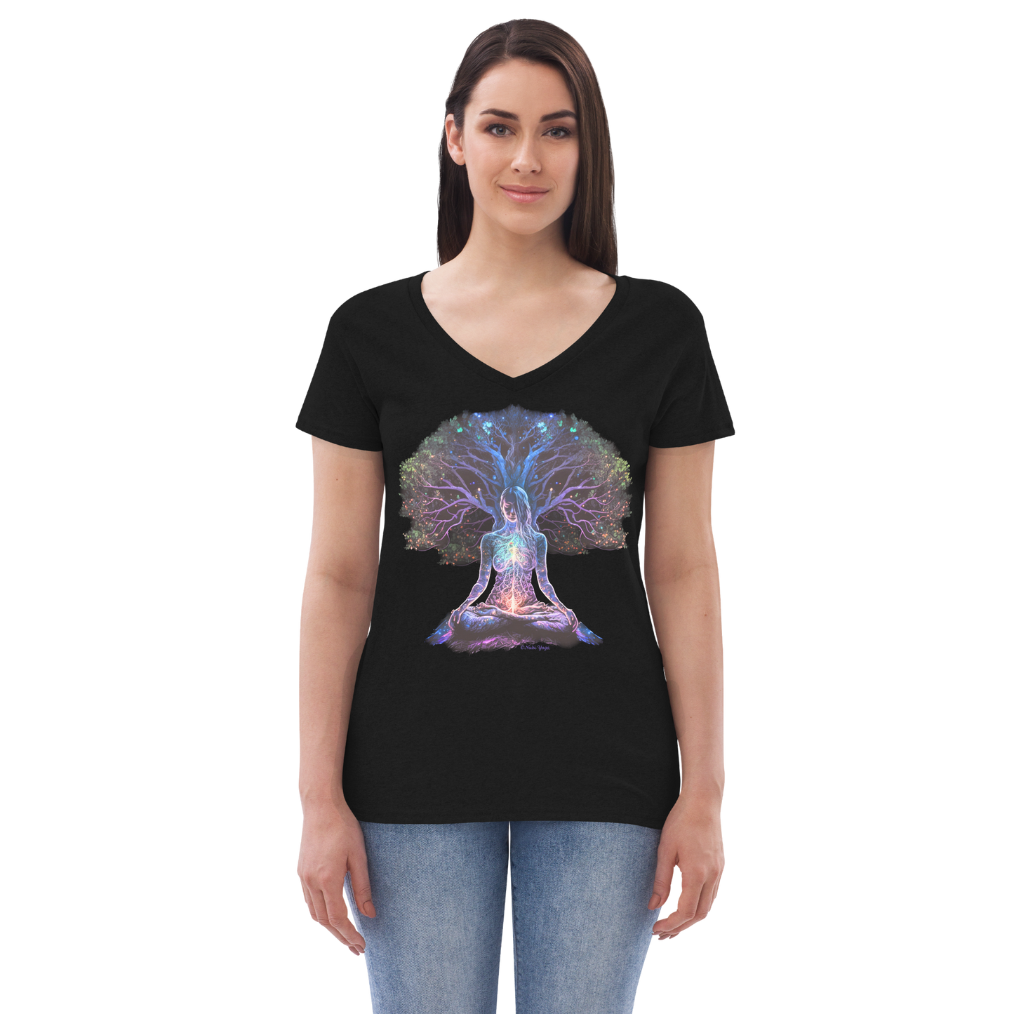 Nadi - Women’s Recycled v-neck t-shirt