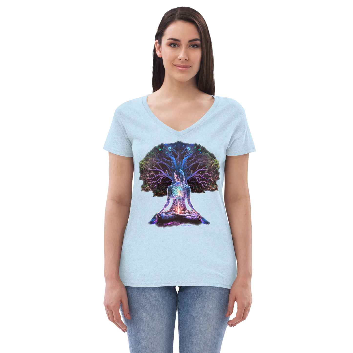 Nadi - Women’s Recycled v-neck t-shirt