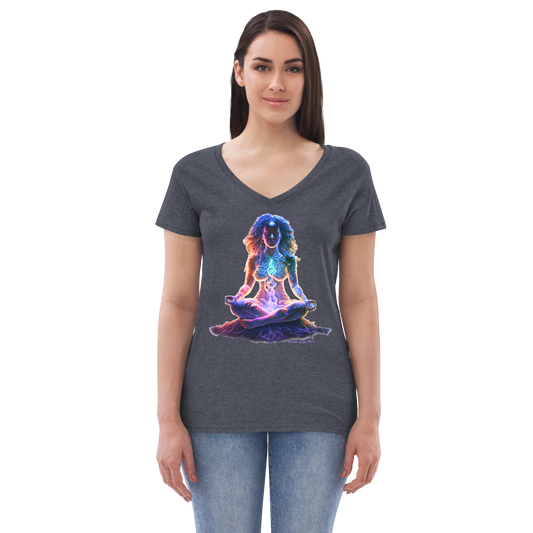 Chanda - Women’s Recycled v-neck t-shirt